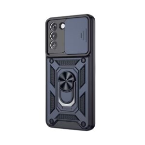 Case azul y negro Samsung A02S