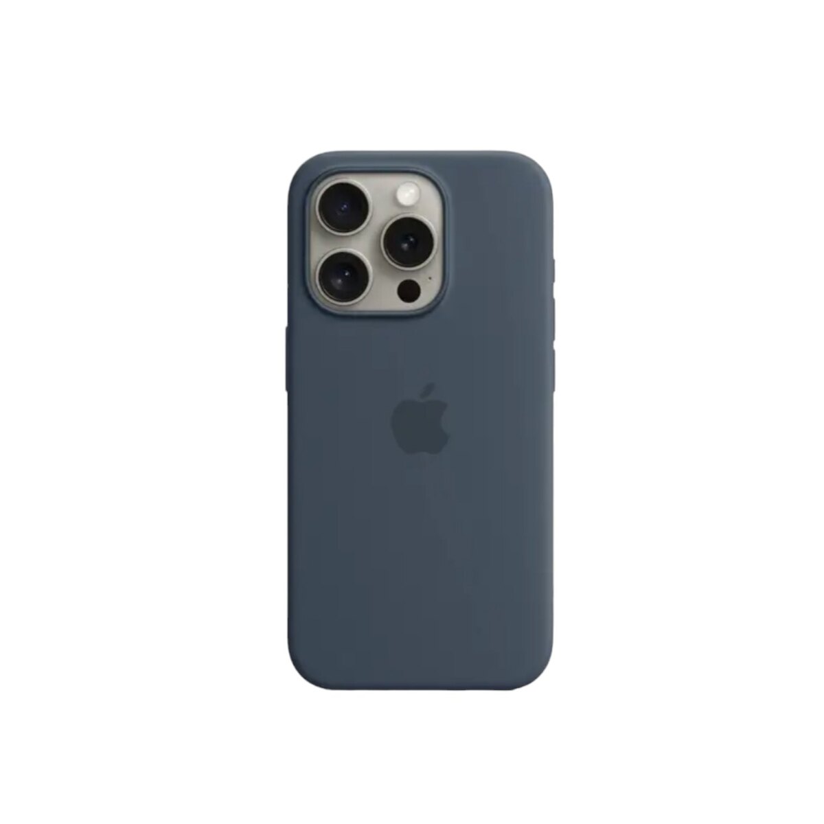 Silicone Case Azul Oscuro iPhone 15 pro