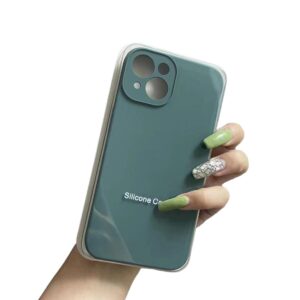 Silicone Case Verde oscura iPhone 14