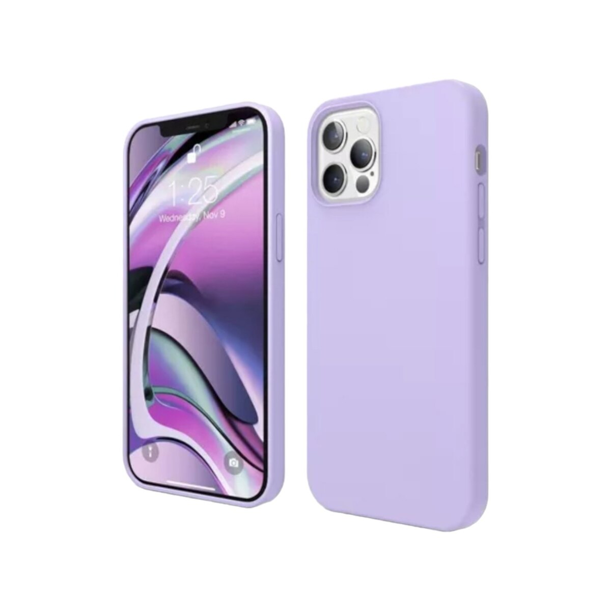 Silicone Case lila iPhone 12 Pro Max