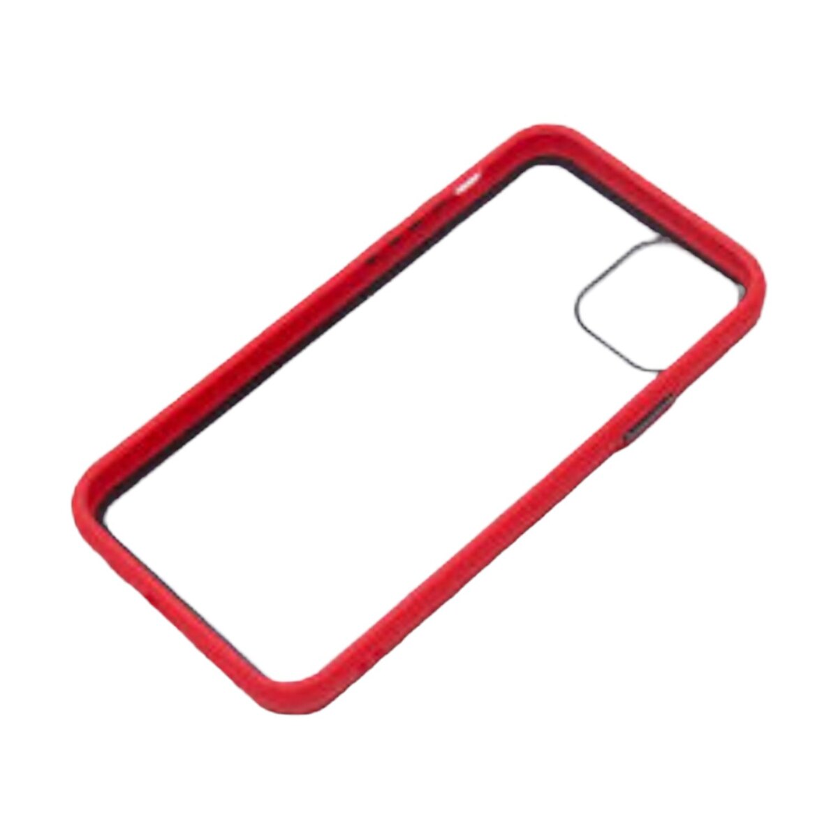 Case transparente rojo con negro iPhone 11