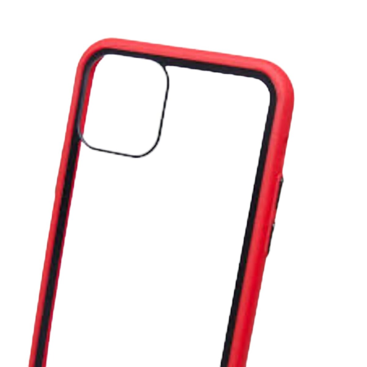Case transparente rojo con negro iPhone 11 - Imagen 2
