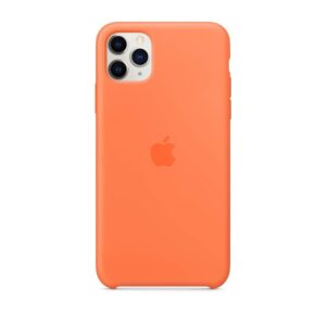 Case Silicone Naranja iPhone 11 pro