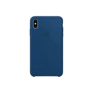Silicone Case azul oscuro iPhone Xs max