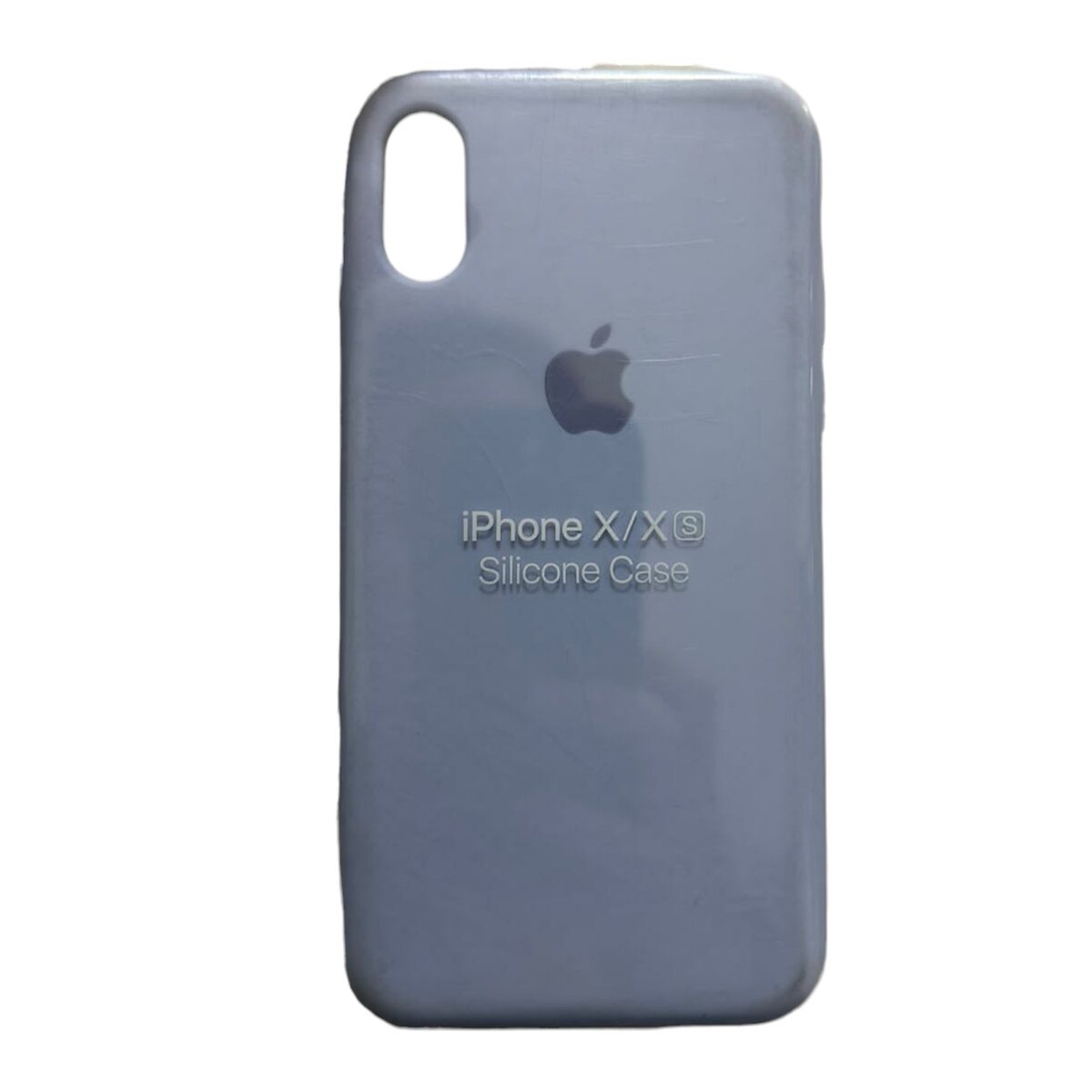 Silicone lila Case iPhone Xs