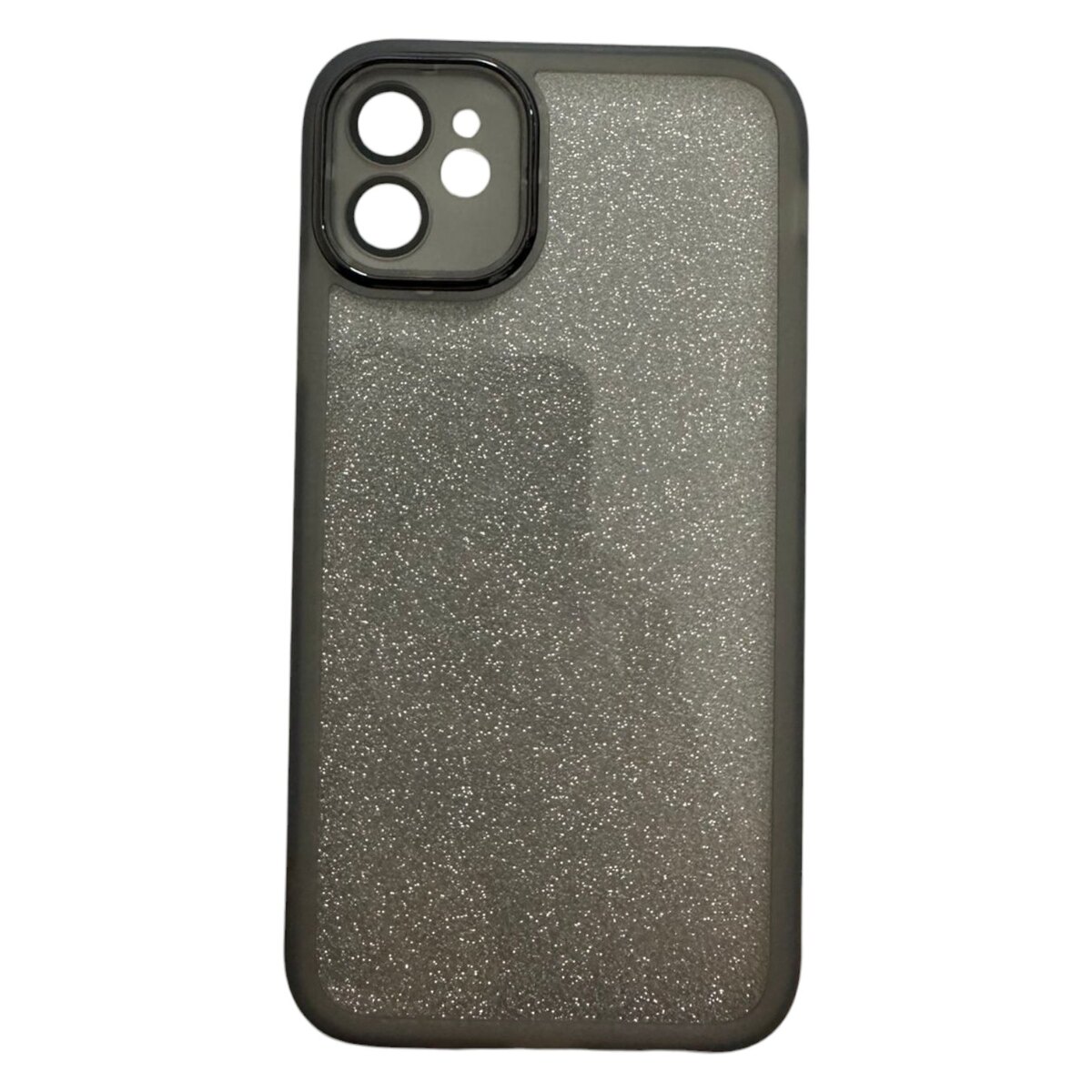 Case transparente negro escarchado iPhone 11