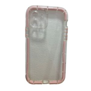 Case transparente con rosa iphone 11