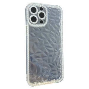 Case transparente en diamantes iPhone 13 pro y pro max