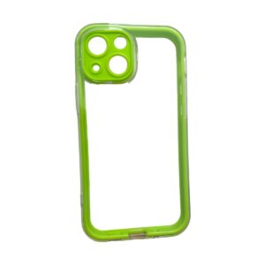 Case transparente verde iPhone 13 mini