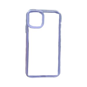 Case transparente morado iPhone 14 y 14 pro max