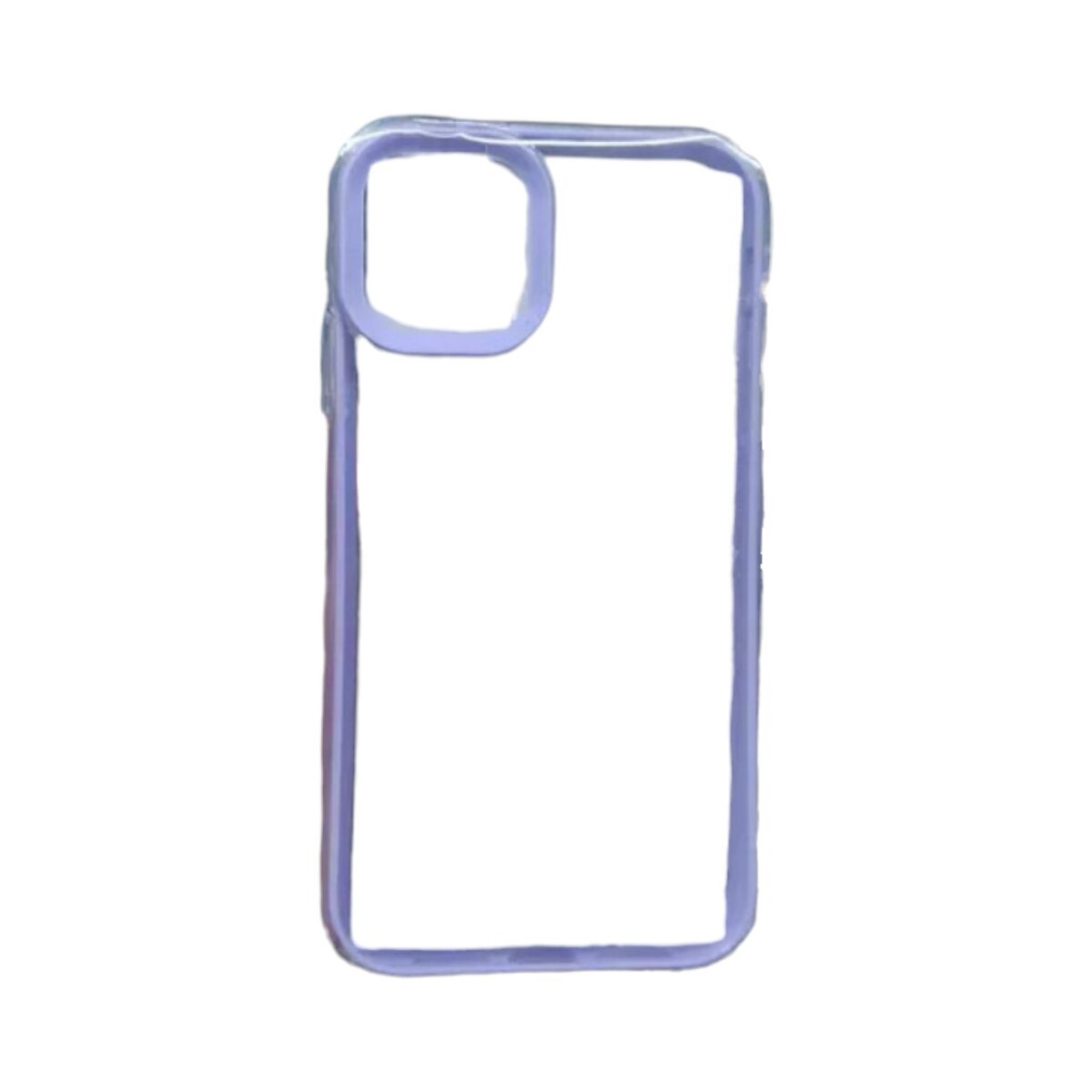 Case transparente morado iPhone 14 y 14 pro max