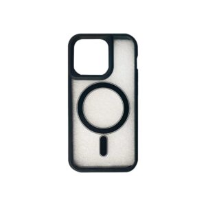 Case Magsafe transparente negro iPhone 14 y 14 pro