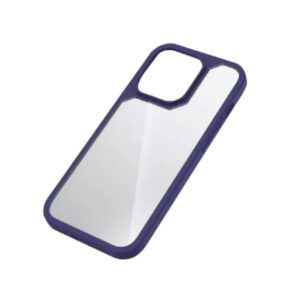 Case transparente con azul iPhone 14 pro