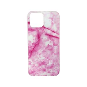 Case Mármol rosado, negro y morado iPhone 12