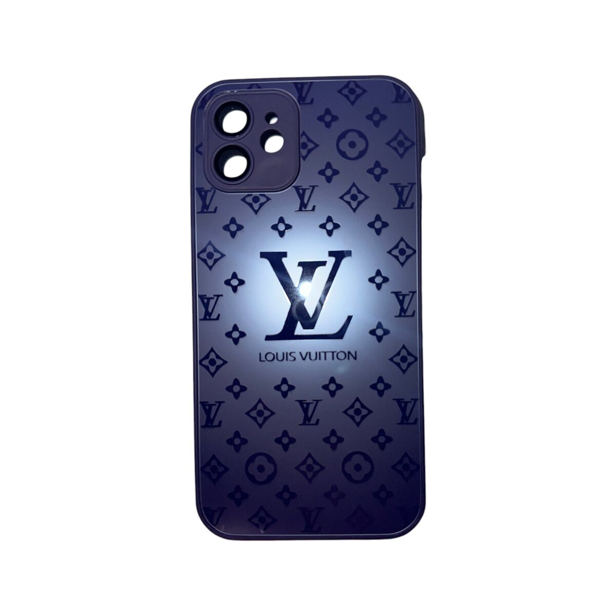 Case LV morado iPhone 12 - Imagen 2