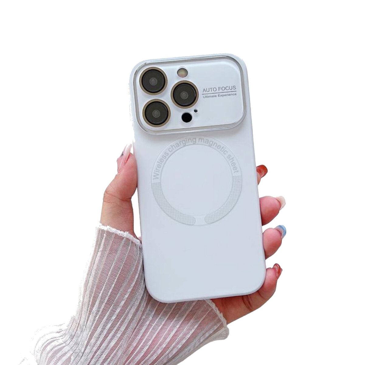 Case Magsafe blanco iPhone 14 pro max