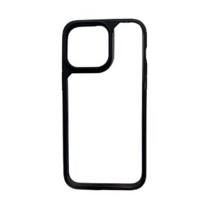 Case Antichoque transparente negro iPhone 15 pro max