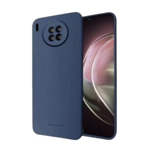 Silicone Case Azul Oscuro Huawei Nova 8