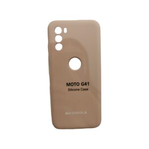 Silicone Case beige Moto G41