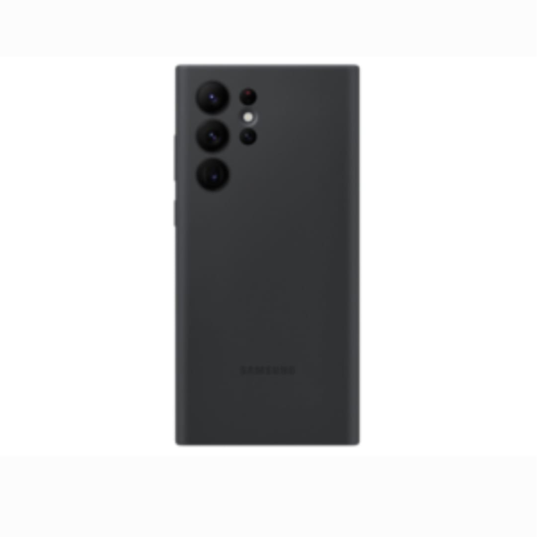 Silicone Case Negro Samsung S22 Ultra