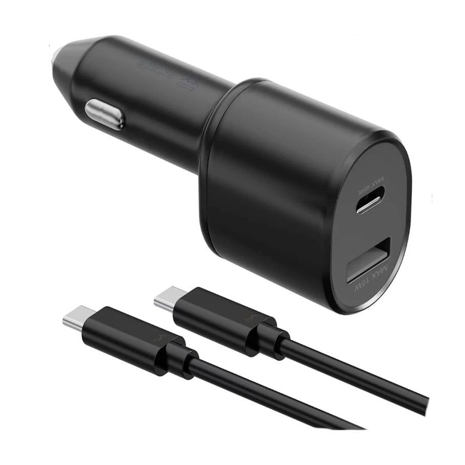 Cargador para carro Samsung original doble puerto Usb y Tipo C