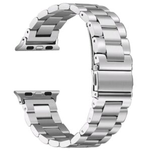 Pulso Metalico Plateado Apple Watch 42-45mm