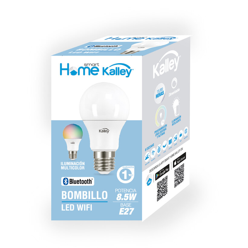 Bombillo Led Smart wifi Kalley 8.5W