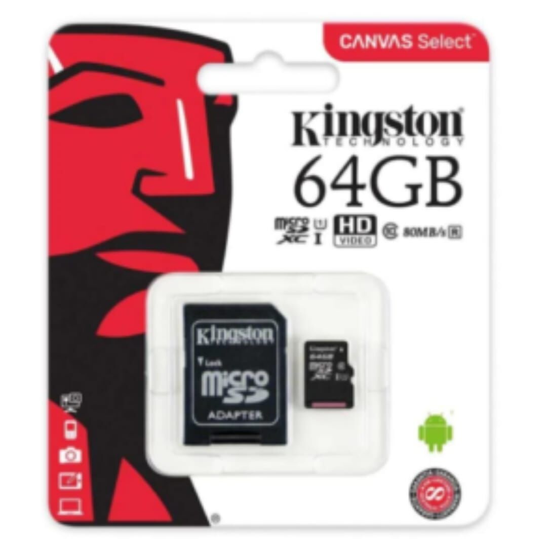 Memoria Micro SD 64 GB Kingston