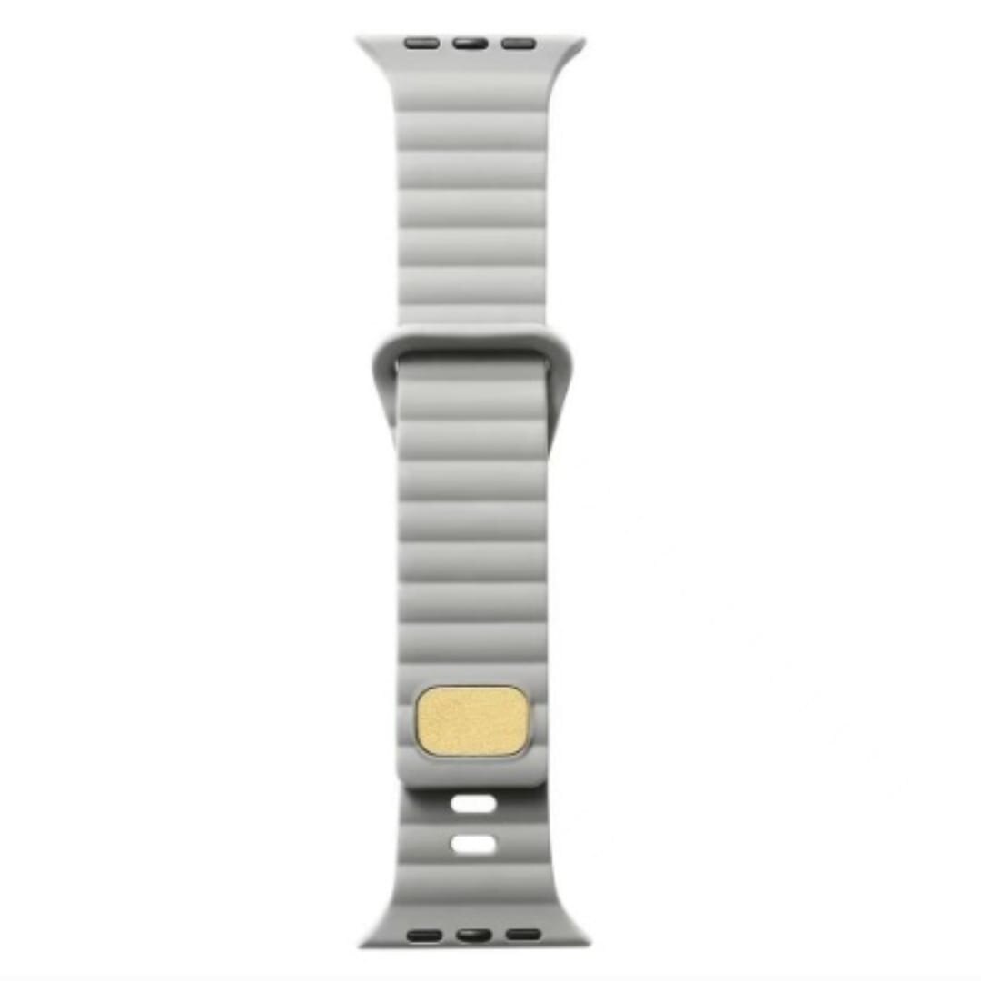 Pulso Apple Watch Simple Stylish Gris Claro 42-45mm