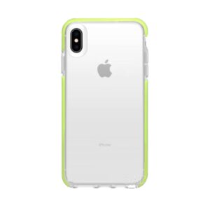 Case transparente con amarillo fosforescente iphone x