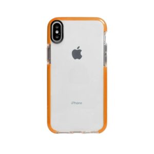 Case transparente con naranja iphone x