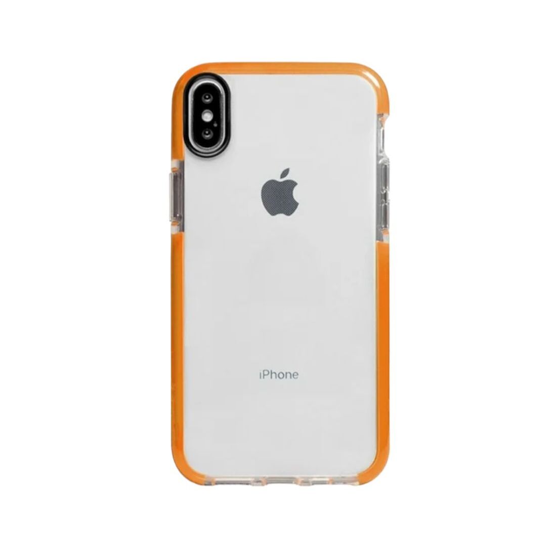 Case transparente con naranja iphone x