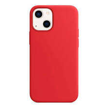 Silicone case rojo iphone 13