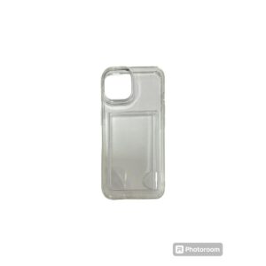 Case transparente con bolsillo iphone 14