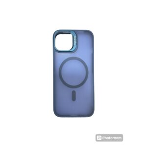 Case magsafe azul protector de camara iphone 14