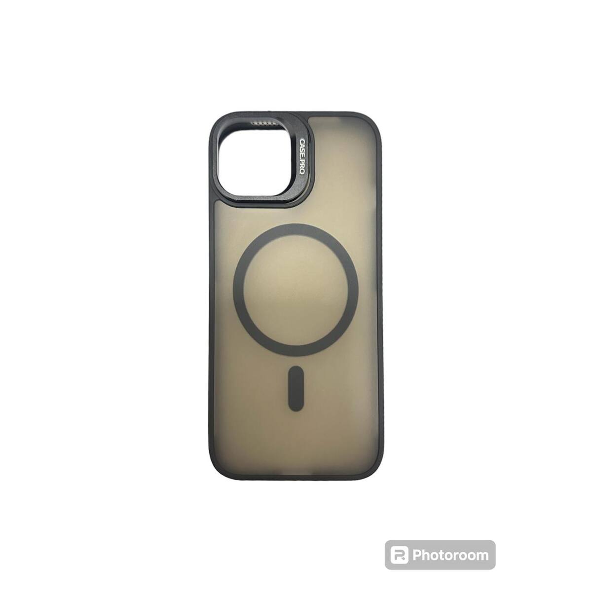 Case magsafe negro protector de camara iphone 14
