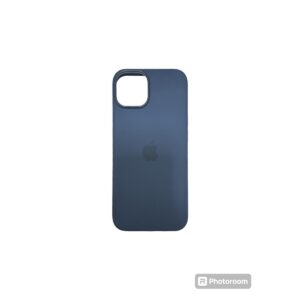 Silicone case azul iphone 14