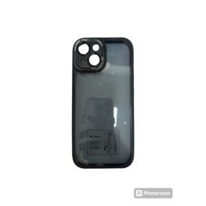 Case transparente negro iphone 15