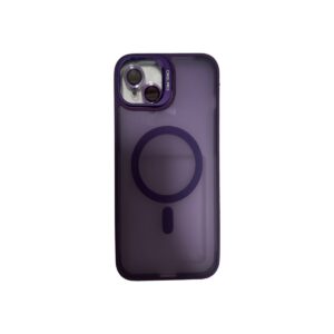 Case magsafe morado iphone 15 plus