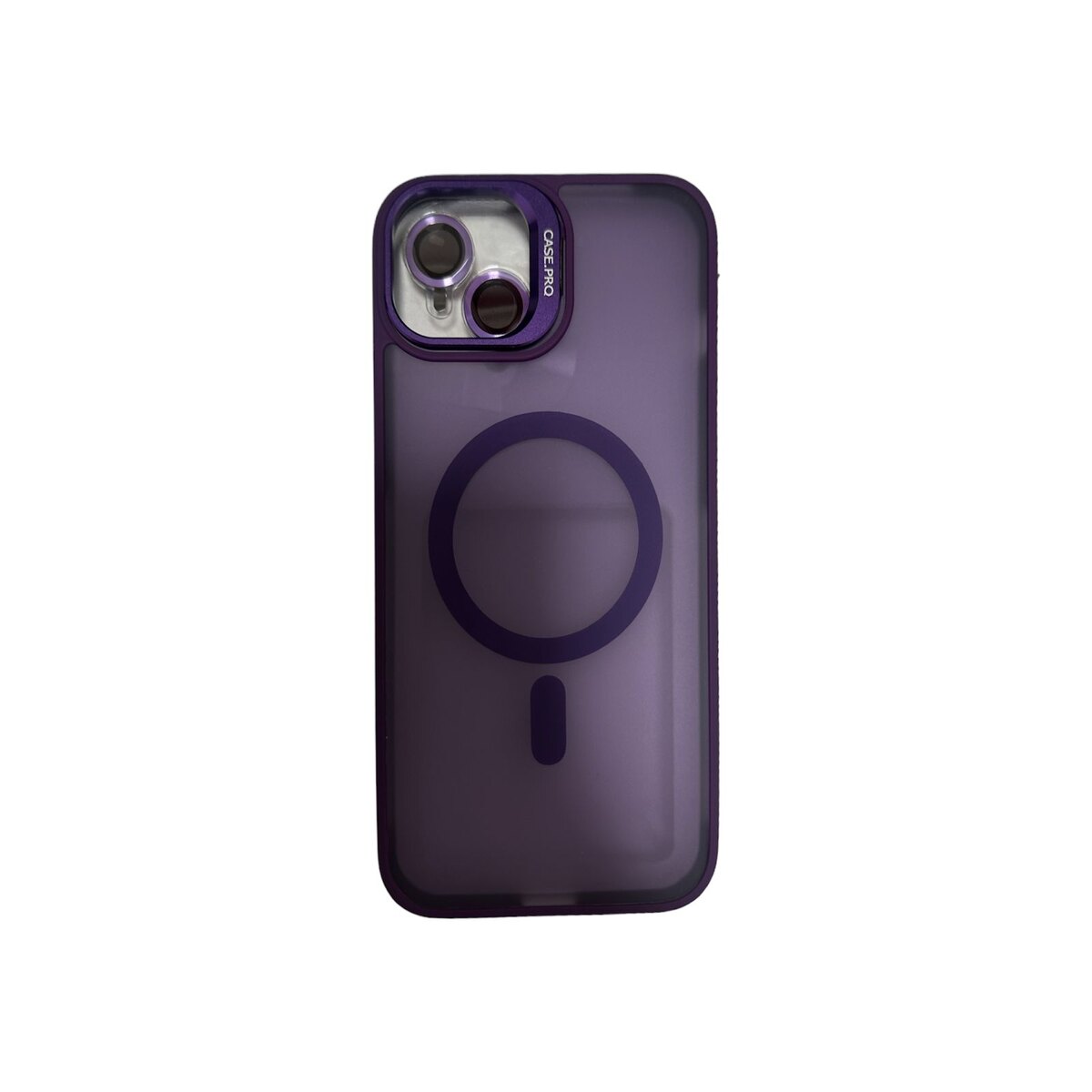 Case magsafe morado iphone 15 plus