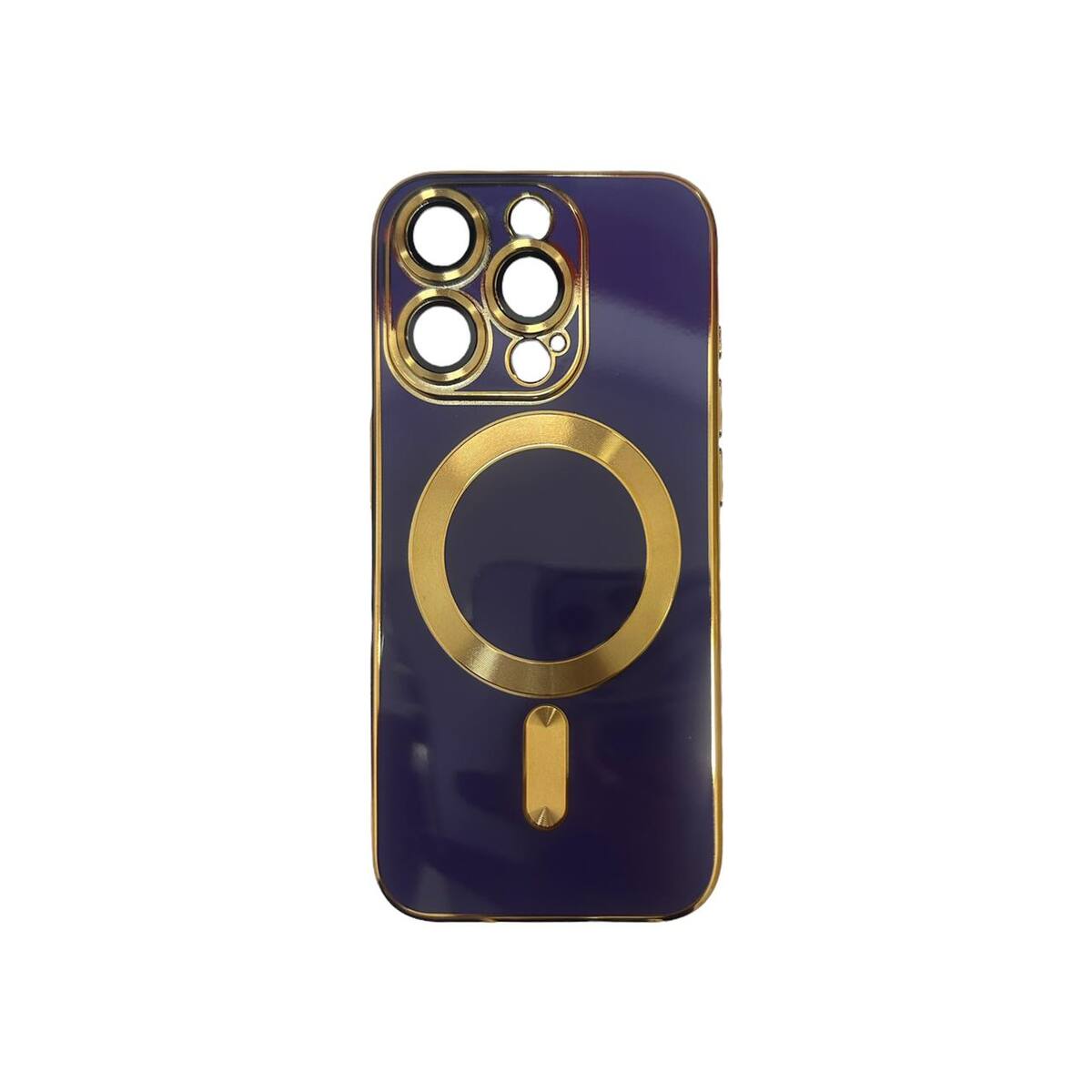 Case magsafe morado iphone 15 pro