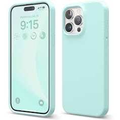 Silicone case azul agua marina iphone 15 pro max