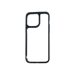 Case transparente con negro iphone 15 pro max