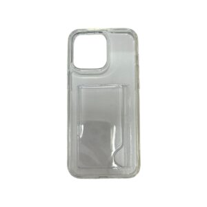 Case transparente con bolsillo iphone 15 pro max