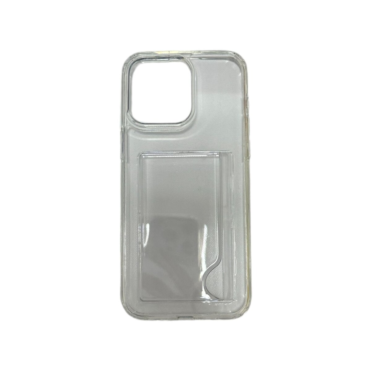 Case transparente con bolsillo iphone 15 pro max