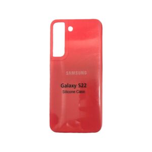 Silicone case naranja con fuccia galaxy samsung S22