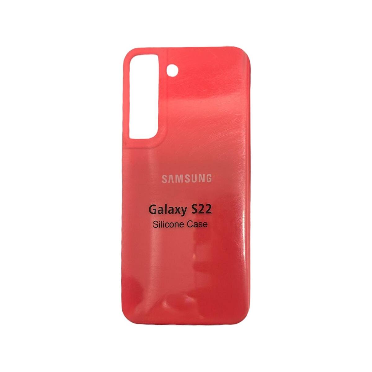 Silicone case naranja con fuccia galaxy samsung S22