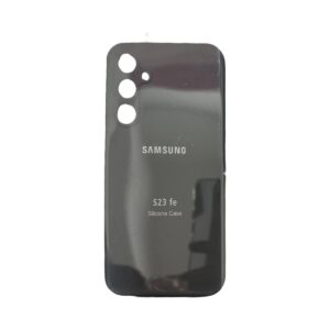 Silicone case gris samsung S23 fe