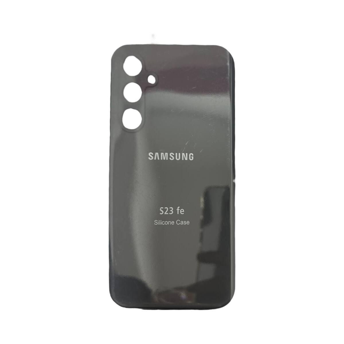 Silicone case gris samsung S23 fe