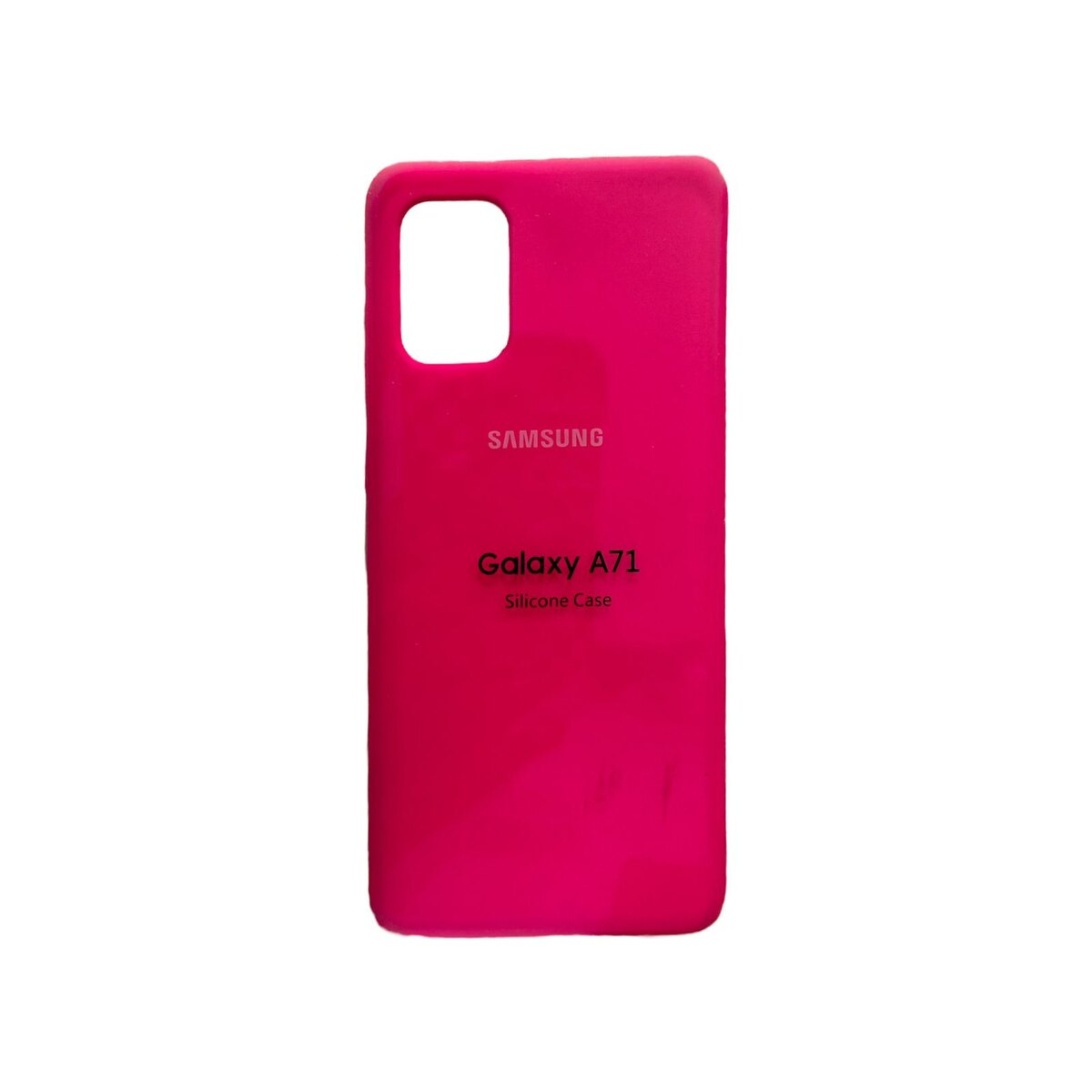 Silicone case fucsia samsung A 71